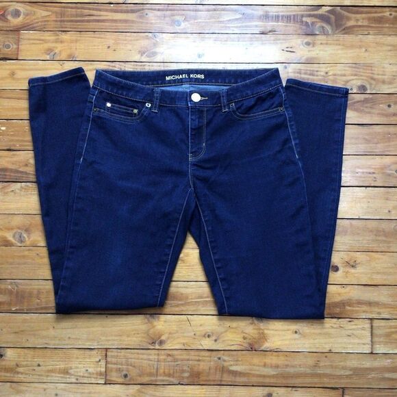 MICHAEL Kors Ava super skinny jeans mid rise medium waist skinny bodycon size 6 - Picture 1 of 11